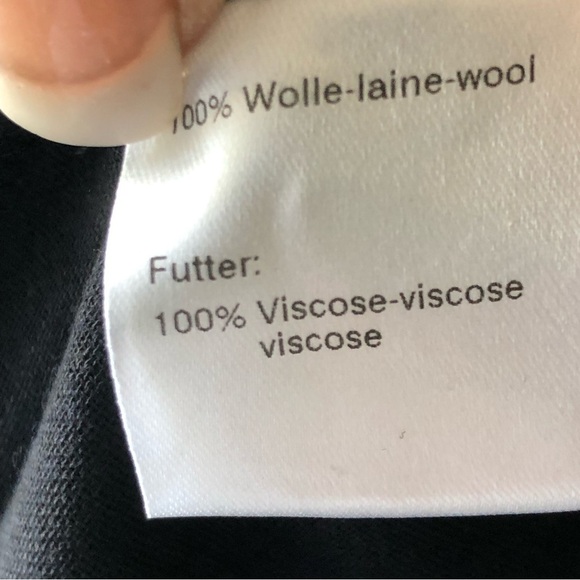Akris + Bergdorf Goodman Wool Blazer Navy Blue Size 8 - Picture 6 of 6